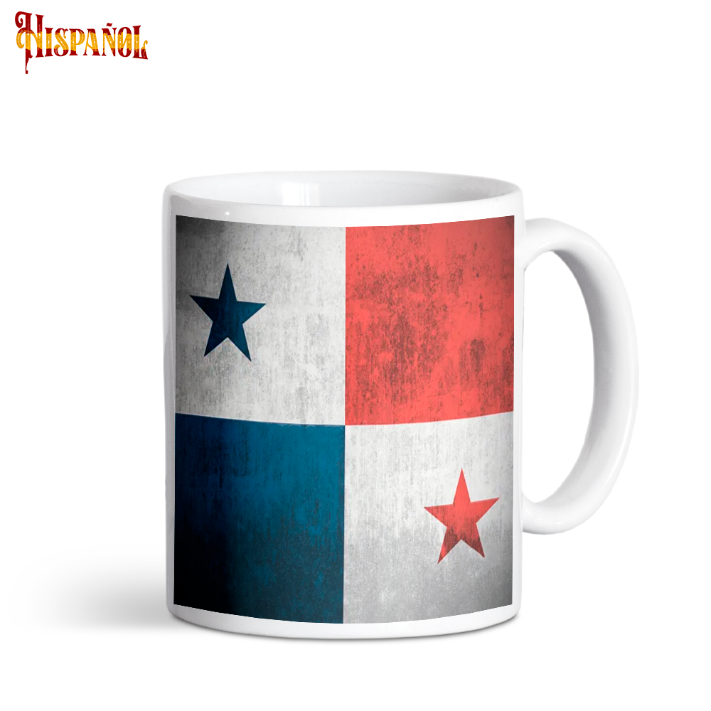 Taza Panamá - Bandera y Escudo Nacional