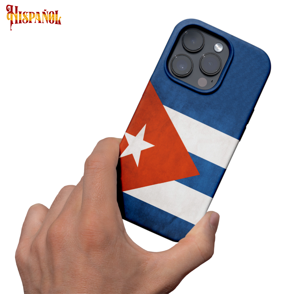 Funda Móvil Cuba - Bandera y Escudo Nacional