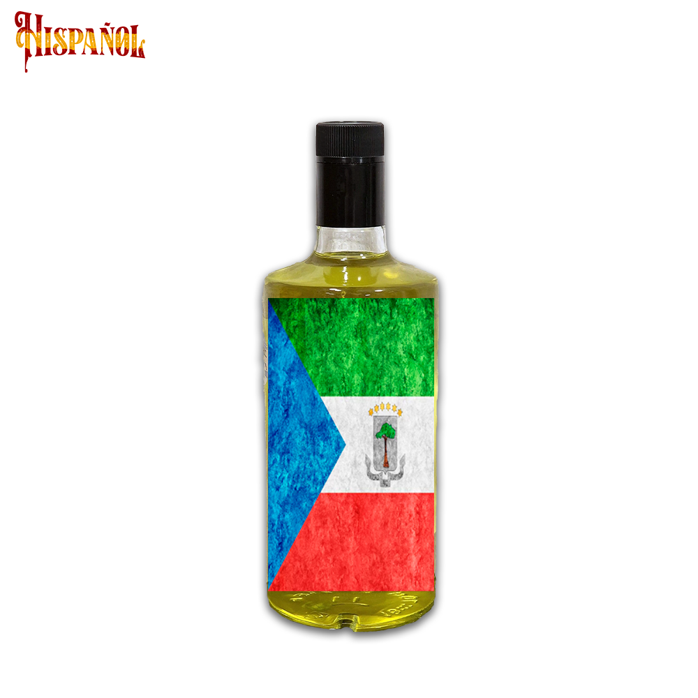 Licor de Hiervas Guinea Ecuatorial - Bandera y Escudo Nacional