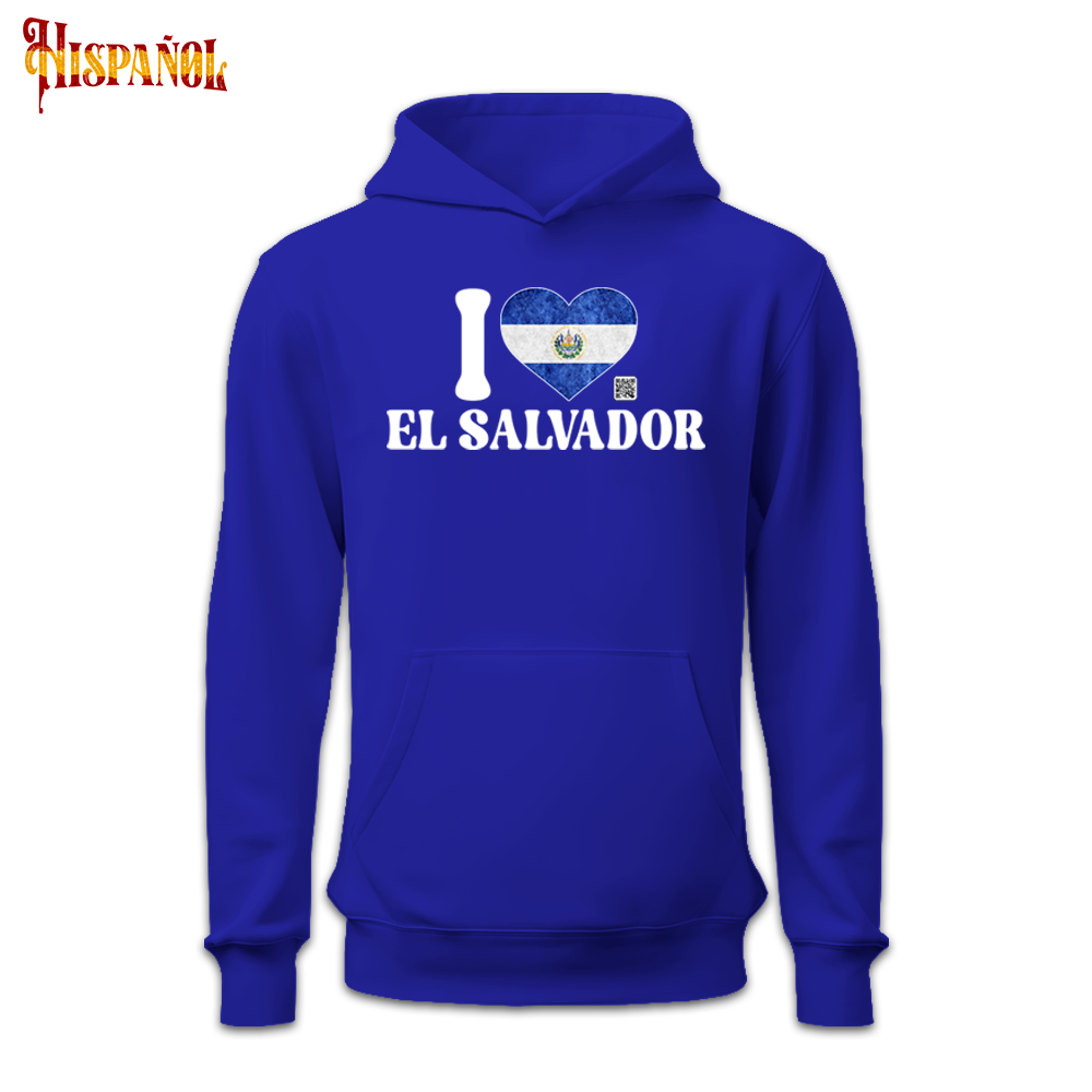 Sudadera con Capucha Bandera El Salvador