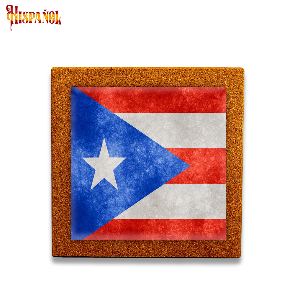 Baldosa Puerto Rico - Bandera y Escudo Nacional