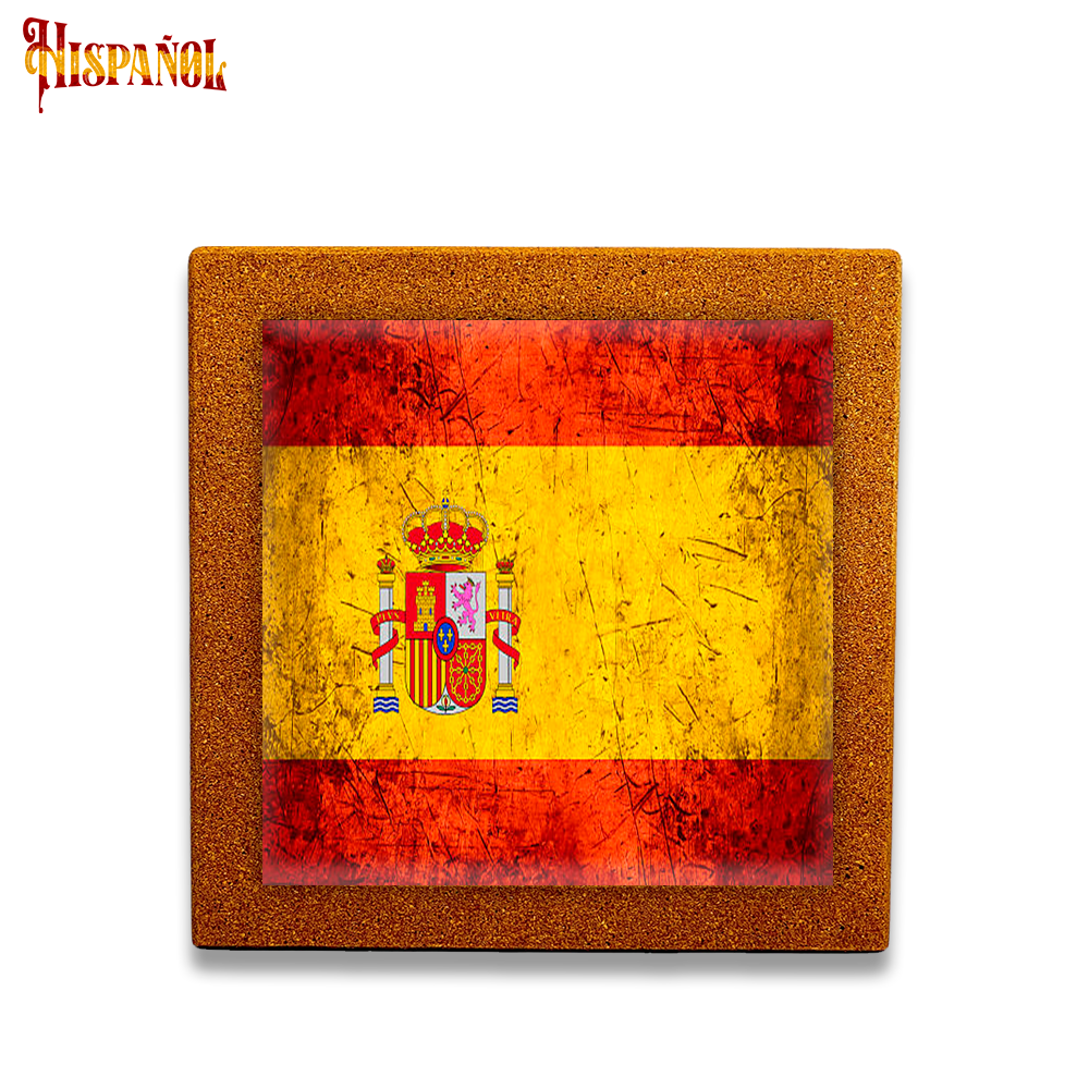 Baldosa España - Bandera y Escudo Nacional