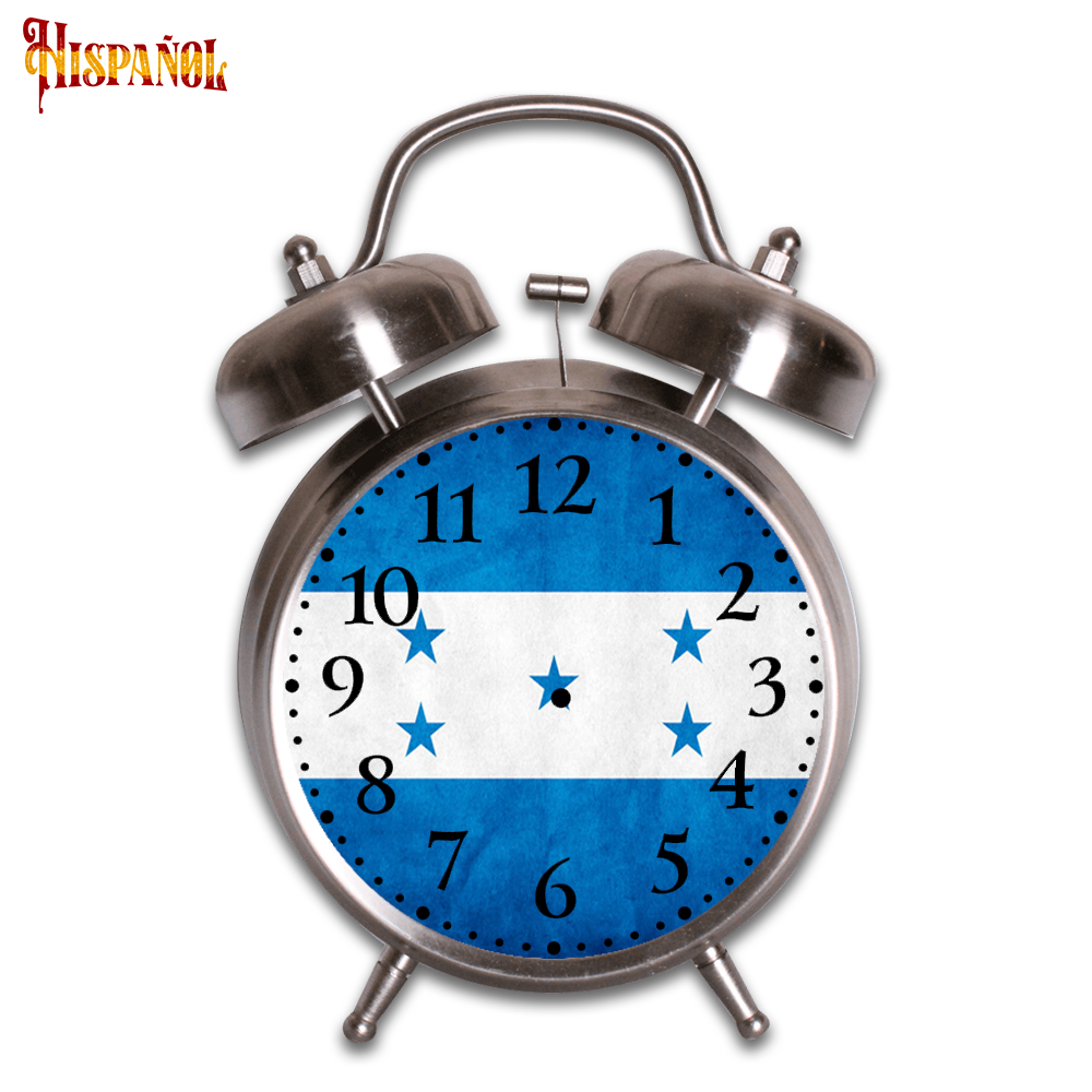 Reloj Despertador Honduras - Bandera y Escudo Nacional