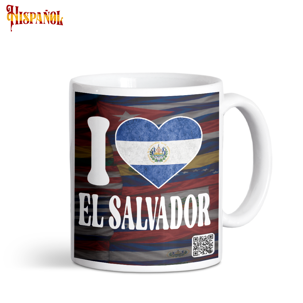 Taza I Love El Salvador
