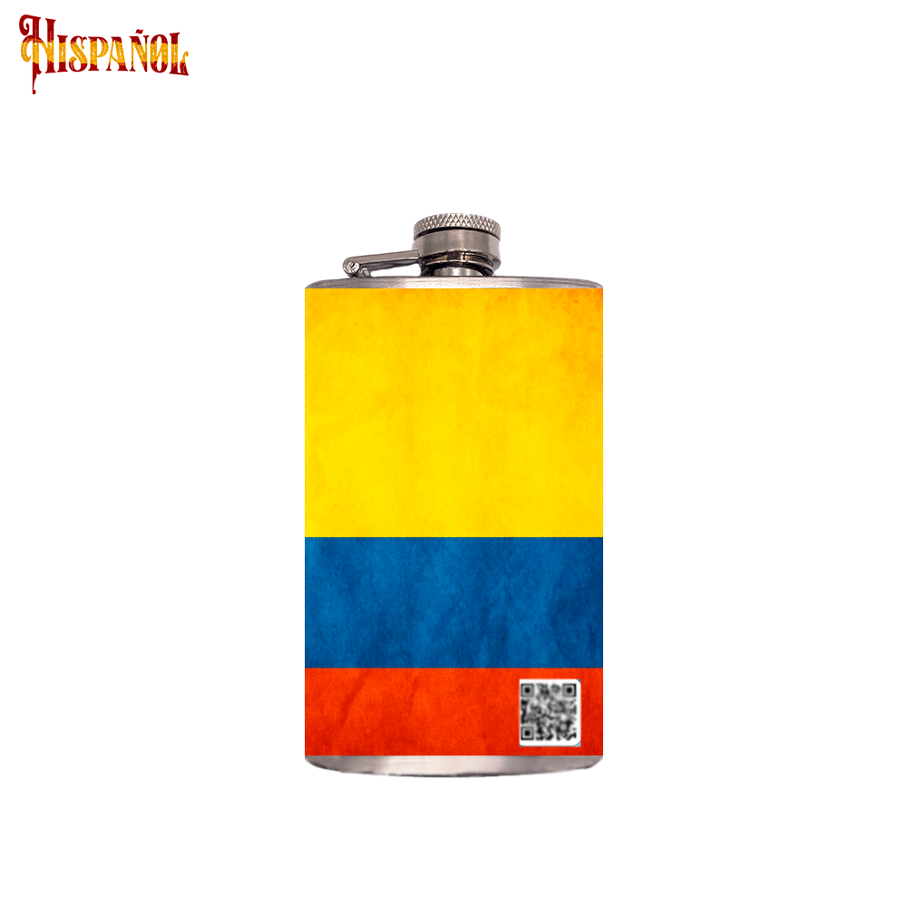Petaca Colombia - Bandera y Escudo Nacional