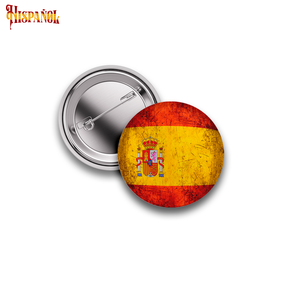 Pin España - Bandera y Escudo Nacional