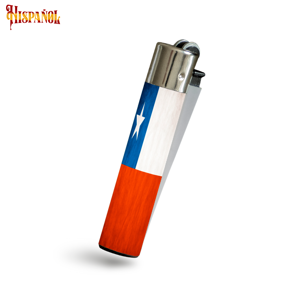 Mechero Chile - Bandera y Escudo Nacional