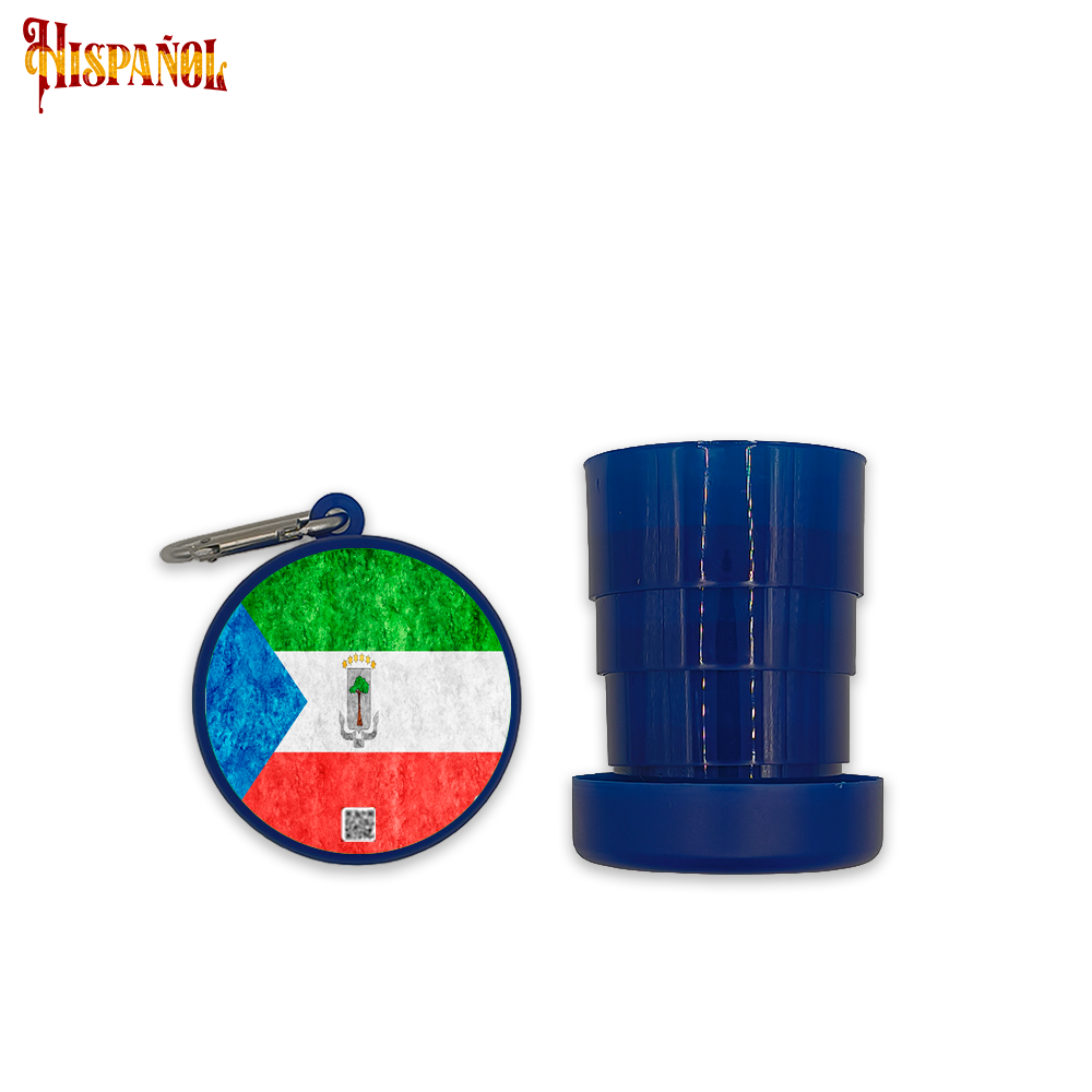 Vaso Portátil Guinea Ecuatorial - Bandera y Escudo Nacional