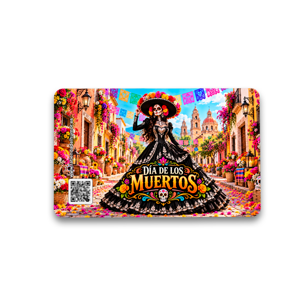 Imán Día de los Muertos – Catrina Mexicana