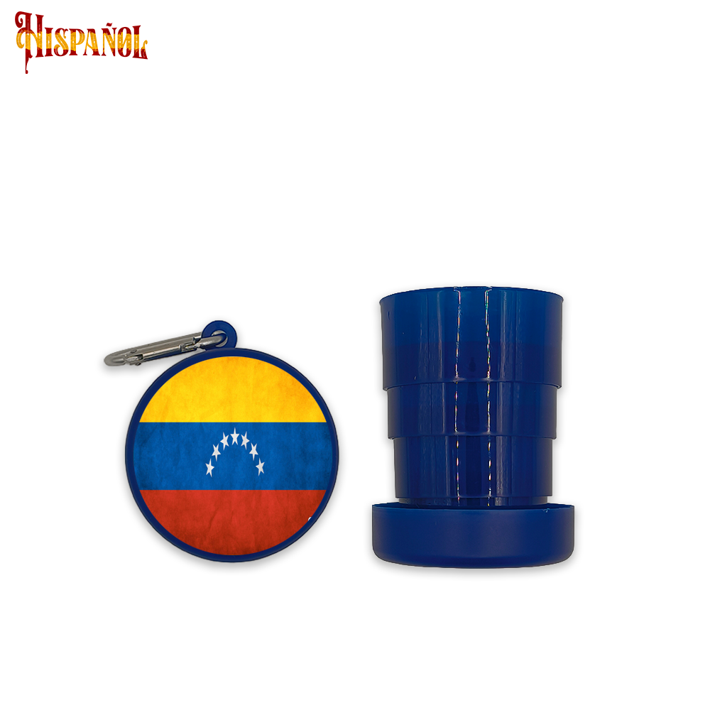 Vaso Portátil Venezuela - Bandera y Escudo Nacional