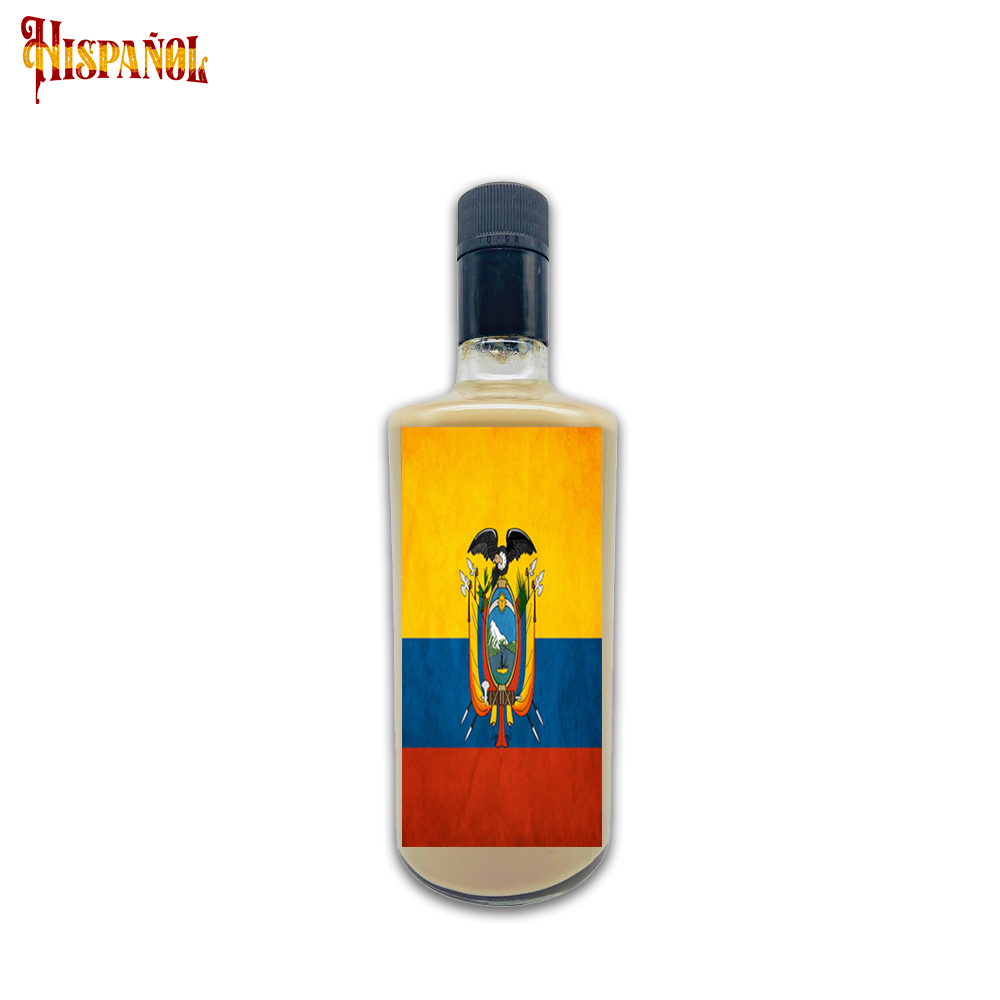 Licor Crema Ecuador - Bandera y Escudo Nacional