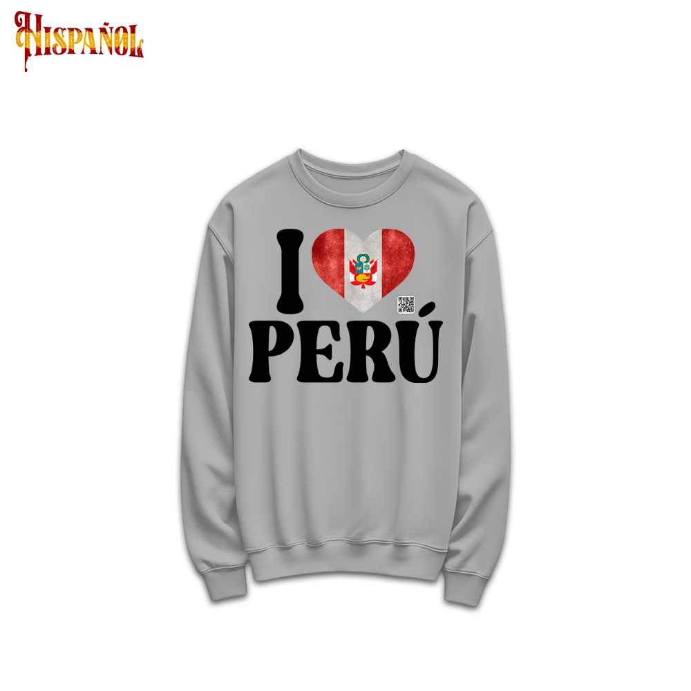 Sudadera sin Capucha Bandera Perú
