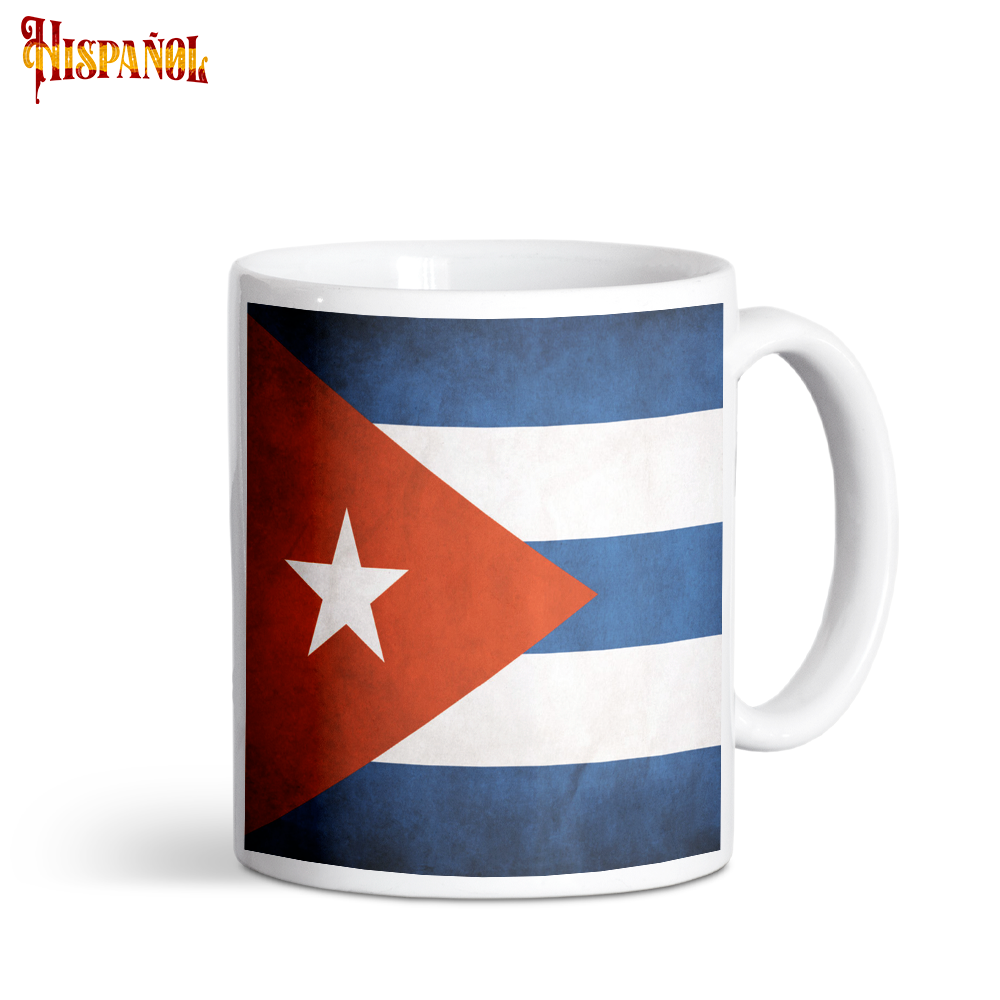 Taza Cuba - Bandera y Escudo Nacional