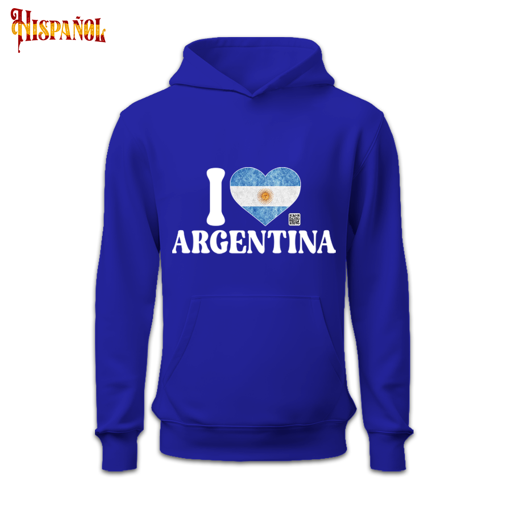 Sudadera con Capucha Bandera Argentina