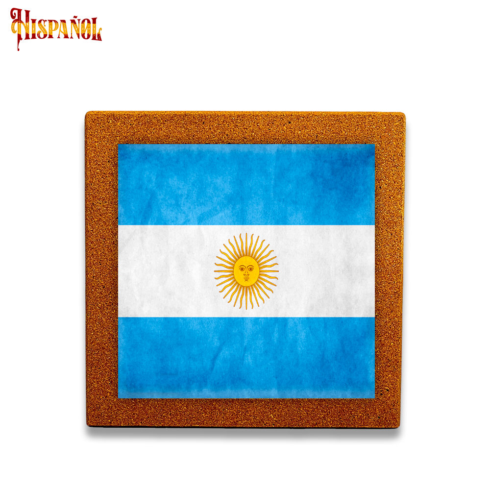 Baldosa Argentina - Bandera y Escudo Nacional