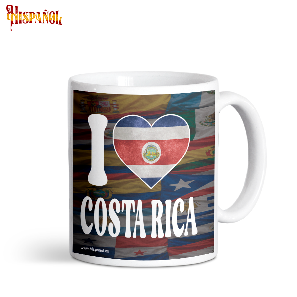 Taza de Cerámica I Love Costa Rica