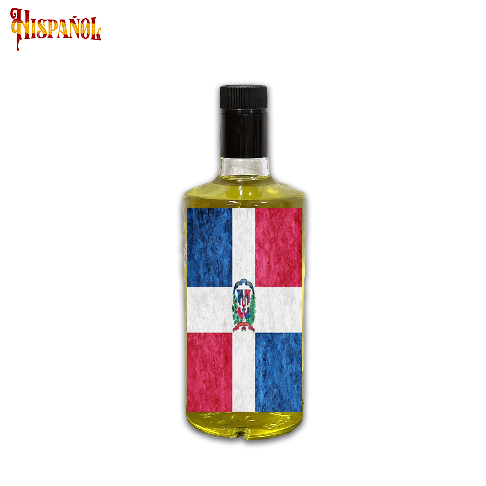 Licor de Hiervas República Dominicana - Bandera y Escudo Nacional