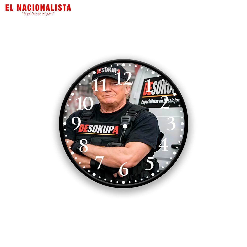 Reloj de Pared Maduro Desokupa - Sokupa Edition