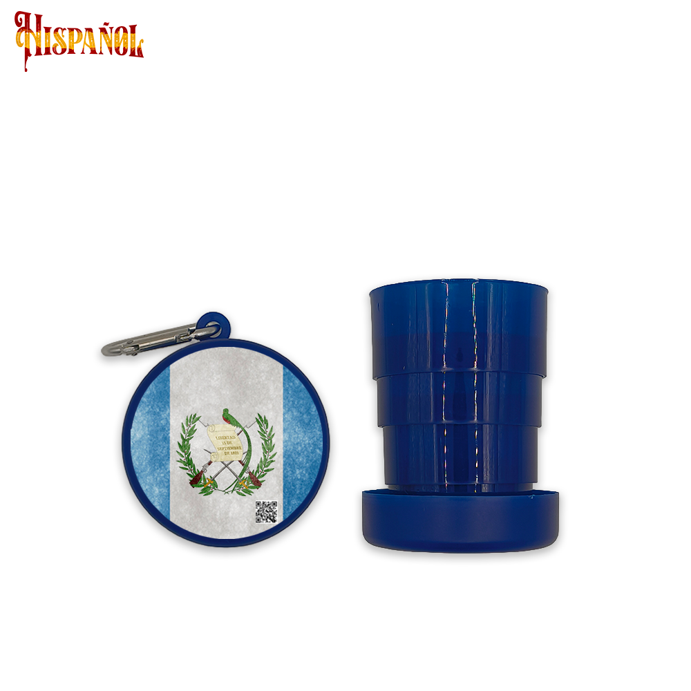 Vaso Portátil Guatemala - Bandera y Escudo Nacional