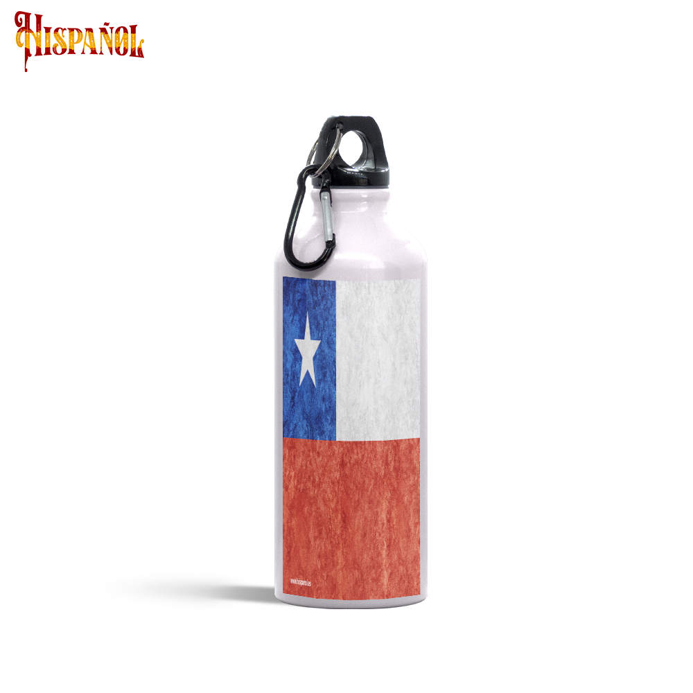 Cantimplora  Chile - Bandera y Escudo Nacional