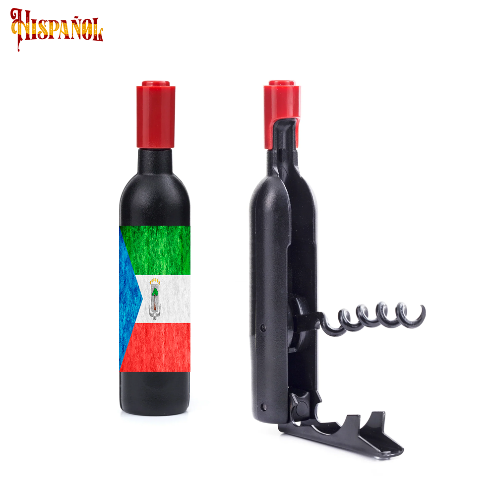 Sacacorchos Guinea Ecuatorial - Bandera y Escudo Nacional