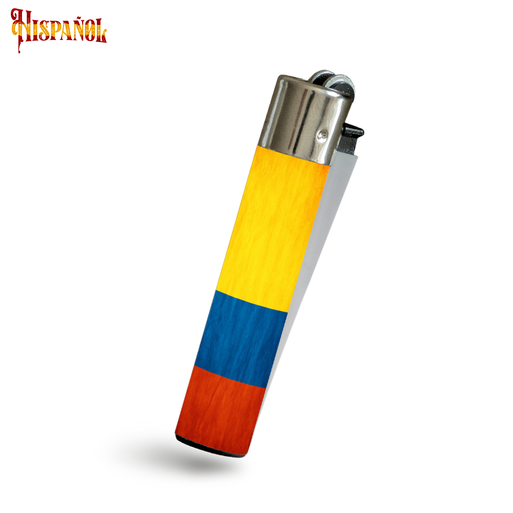 Mechero Colombia - Bandera y Escudo Nacional