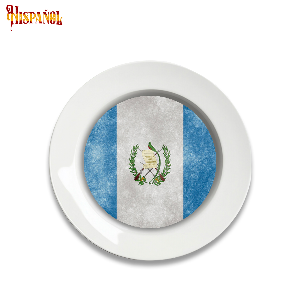 Plato Guatemala - Bandera y Escudo Nacional