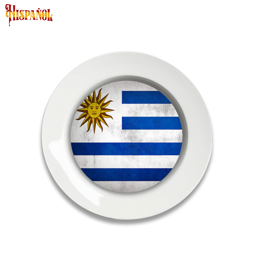 Plato Uruguay - Bandera y Escudo Nacional