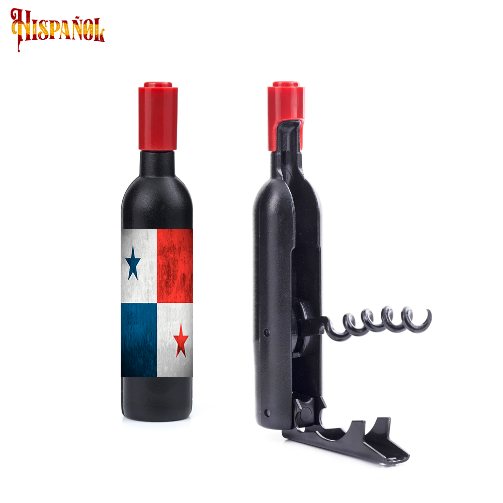 Sacacorchos Panamá - Bandera y Escudo Nacional