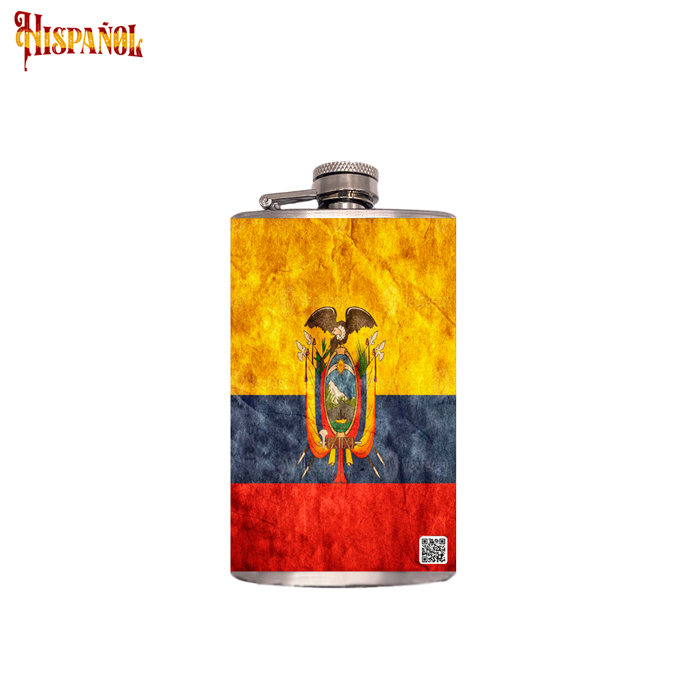 Petaca Ecuador - Bandera y Escudo Nacional