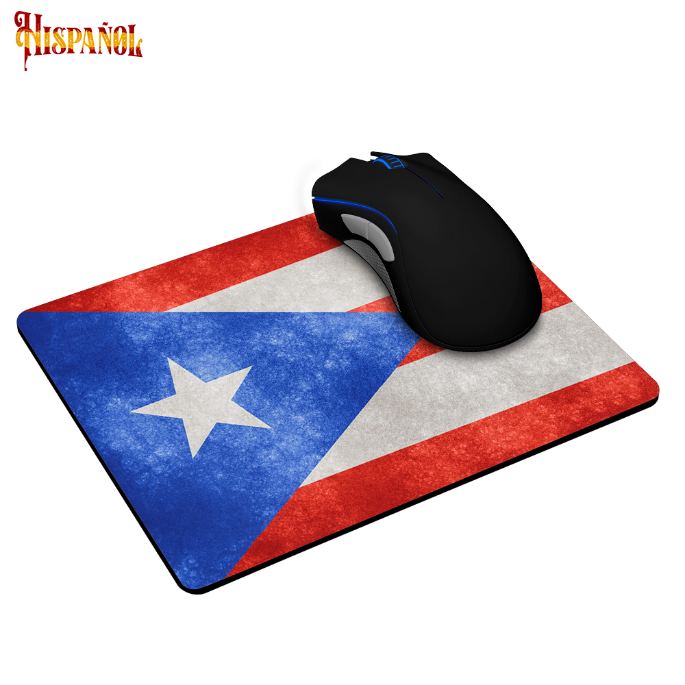 Alfombrilla Puerto Rico - Bandera y Escudo Nacional