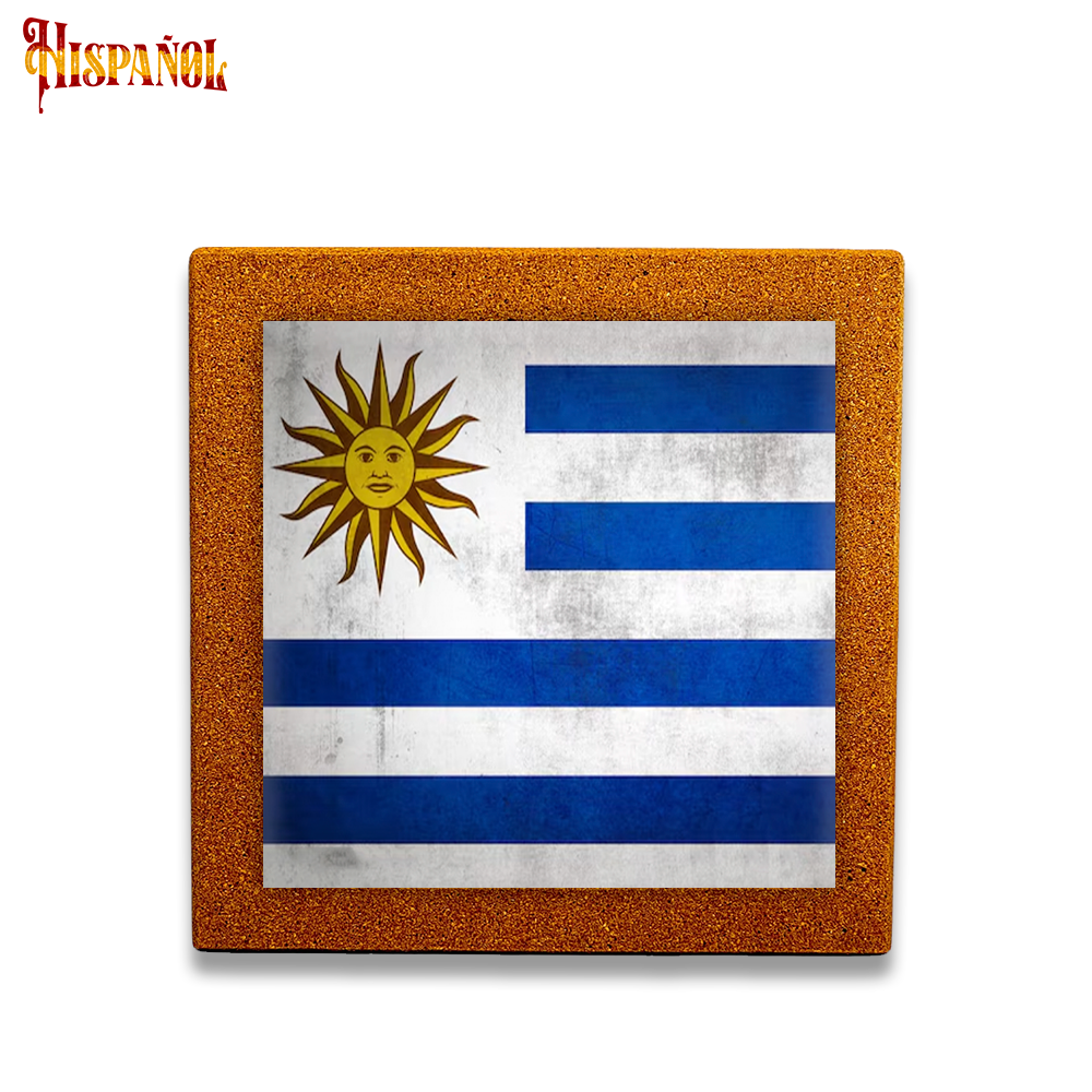 Baldosa Uruguay - Bandera y Escudo Nacional