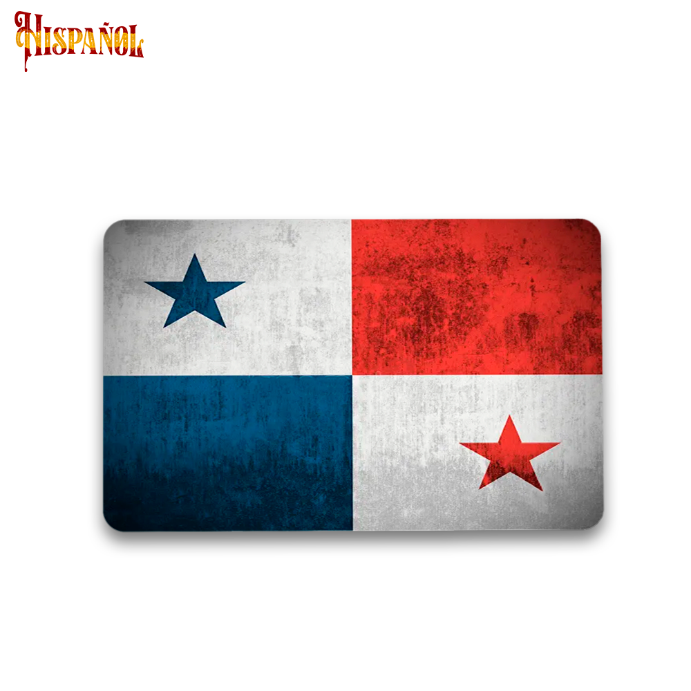 Pegatina Panamá - Bandera y Escudo Nacional