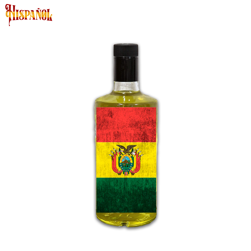 Licor de Hiervas Bolivia - Bandera y Escudo Nacional