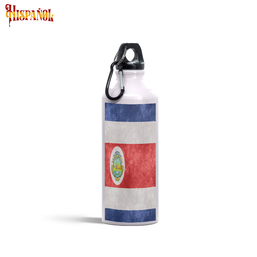 Cantimplora  Costa Rica - Bandera y Escudo Nacional