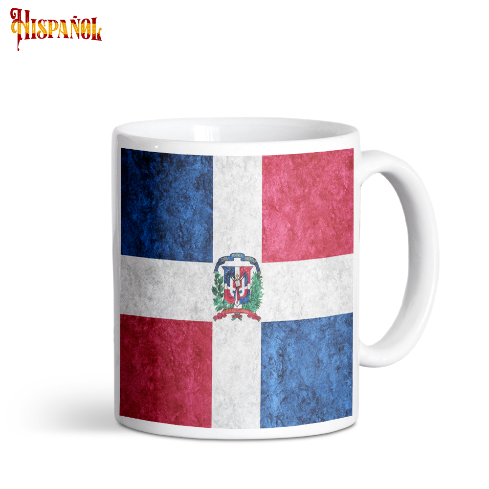 Taza República Dominicana - Bandera y Escudo Nacional