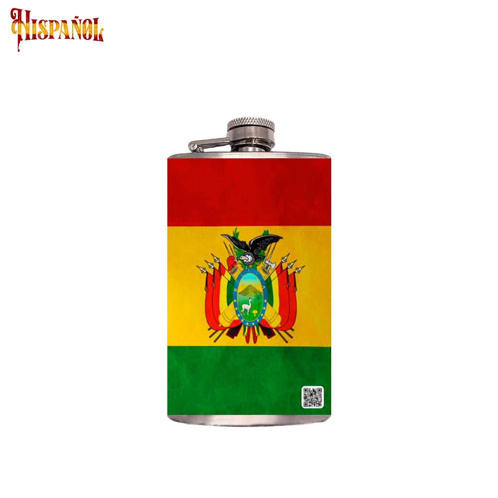 Petaca Bolivia - Bandera y Escudo Nacional