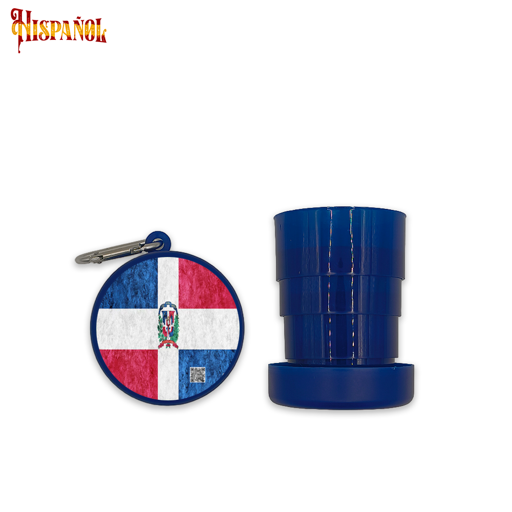Vaso Portátil República Dominicana - Bandera y Escudo Nacional