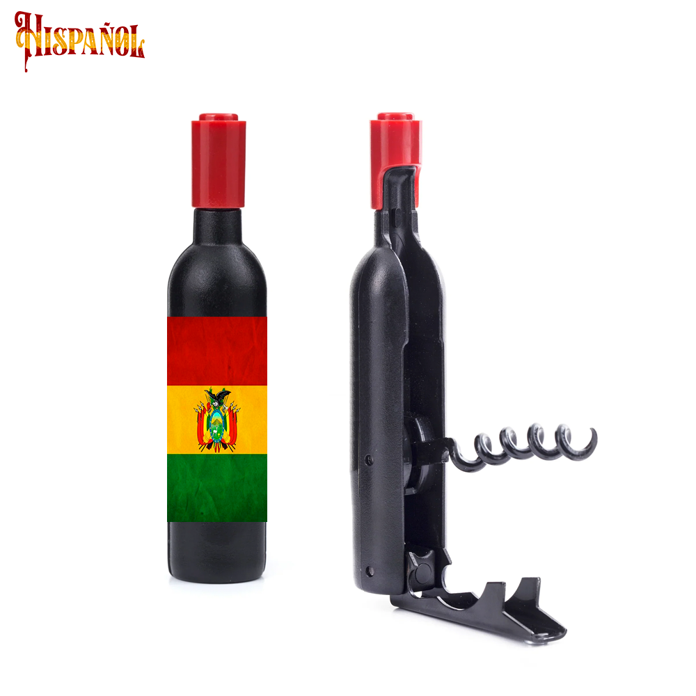 Sacacorchos Bolivia - Bandera y Escudo Nacional