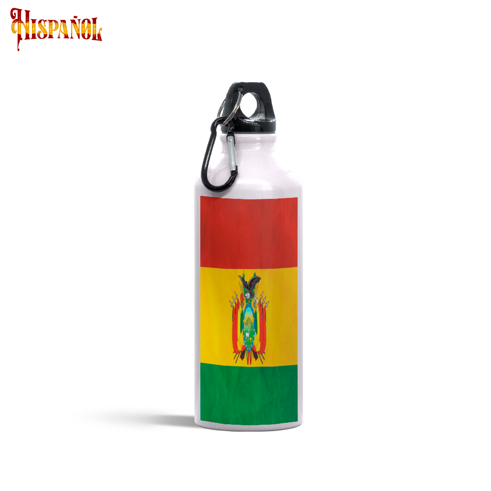 Cantimplora  Bolivia - Bandera y Escudo Nacional