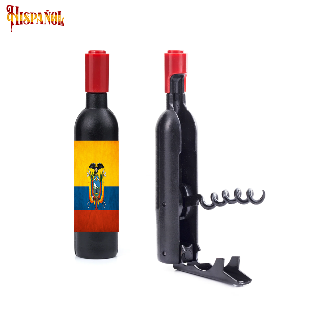 Sacacorchos Ecuador - Bandera y Escudo Nacional