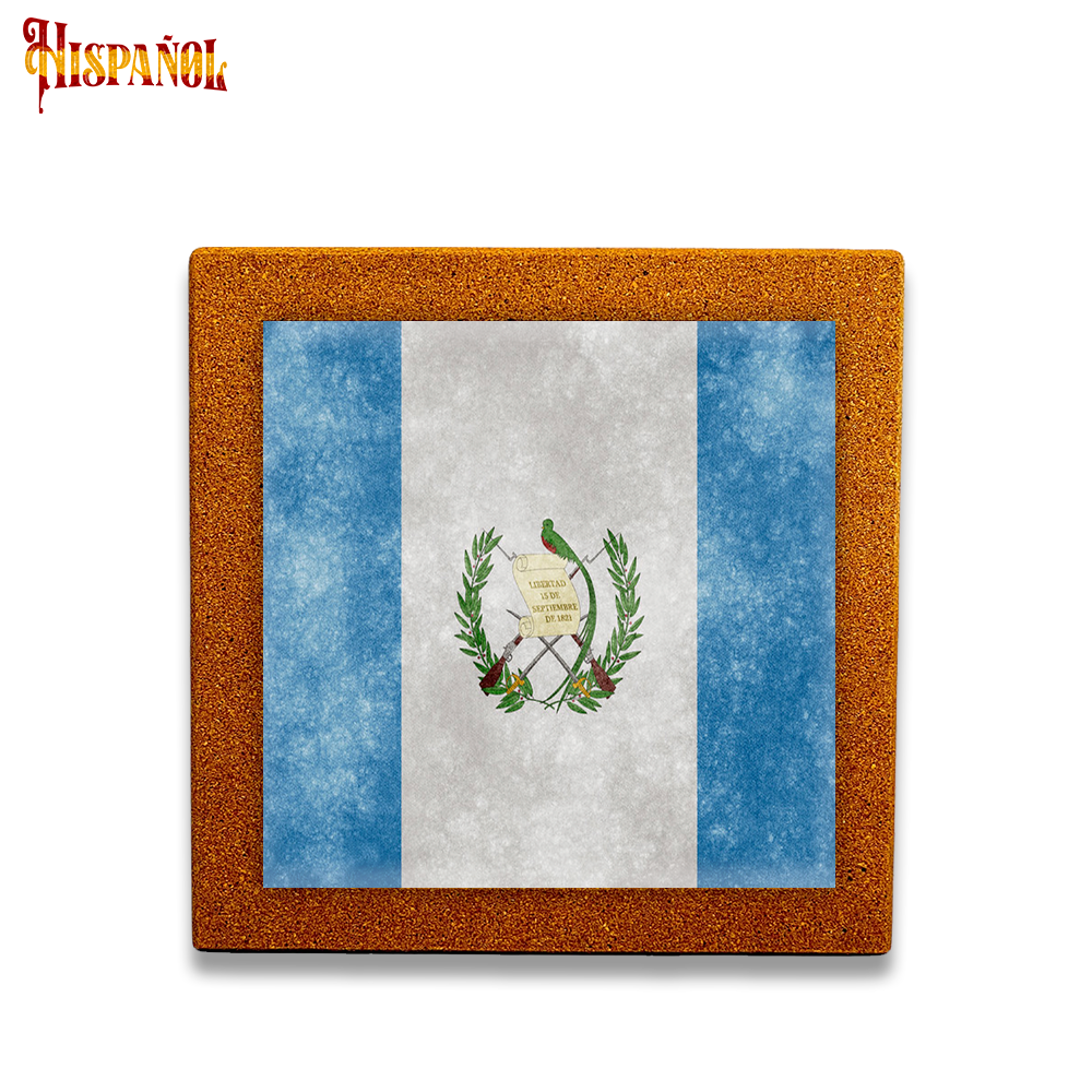 Baldosa Guatemala - Bandera y Escudo Nacional