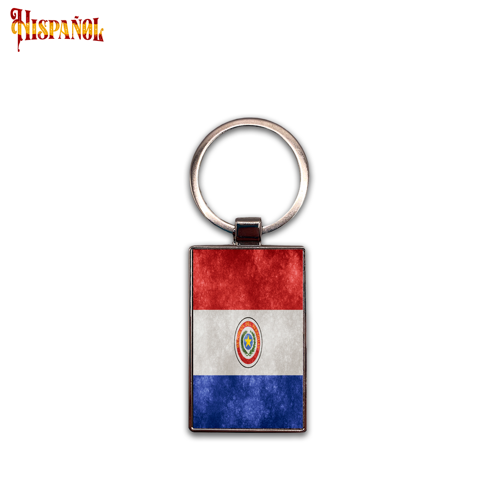 Llavero Rectangular Cuba - Bandera y Escudo Nacional