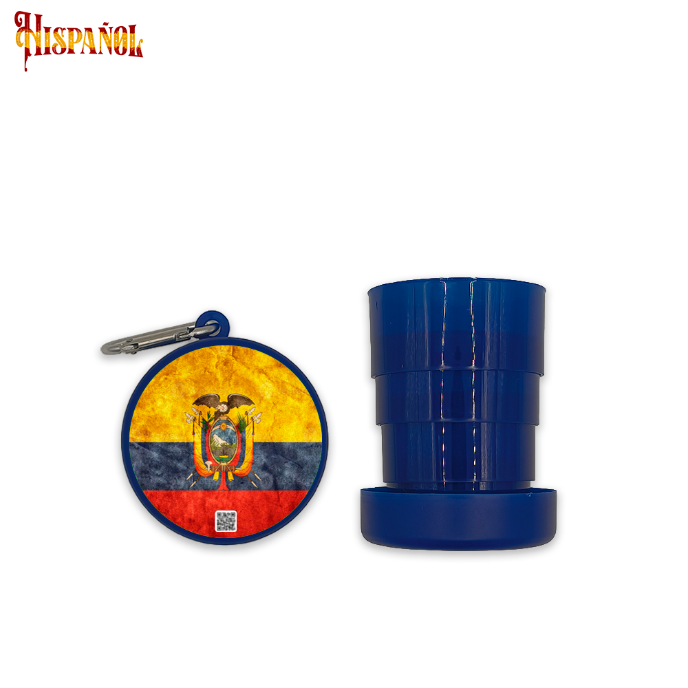 Vaso Portátil Ecuador - Bandera y Escudo Nacional