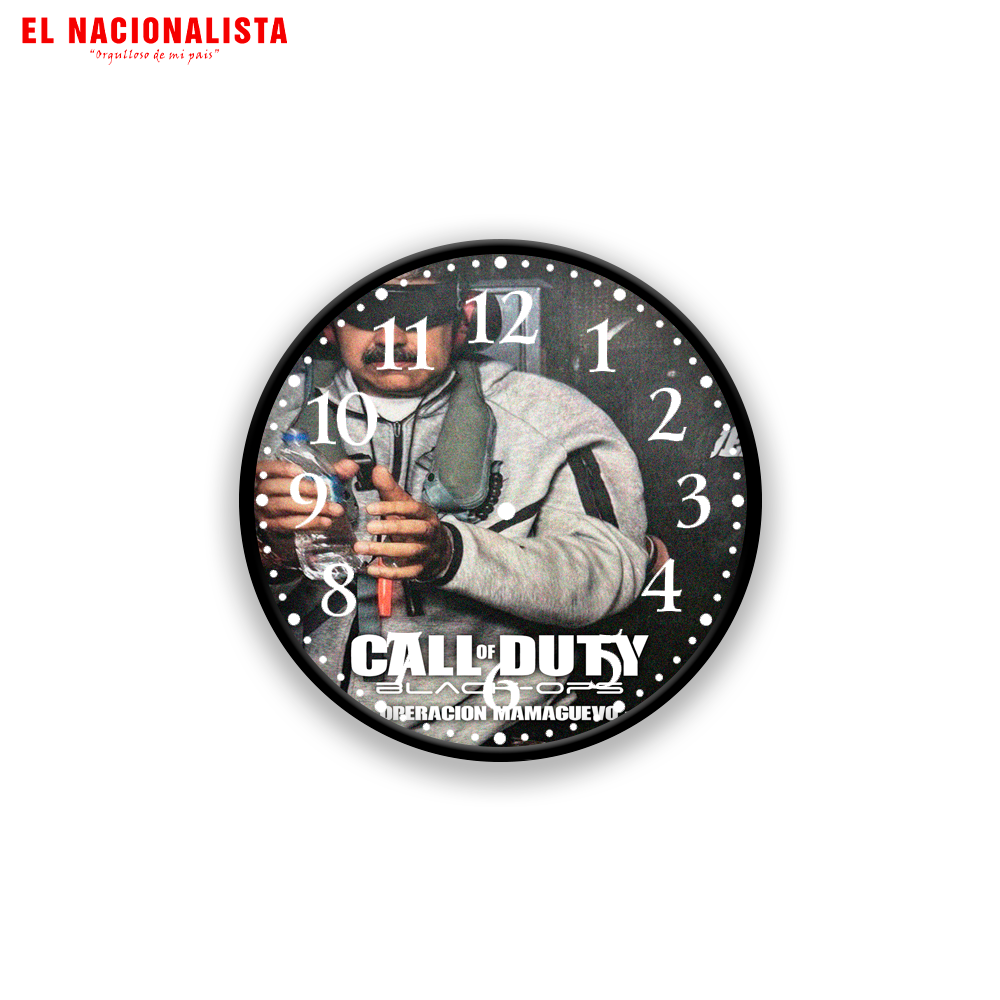 Reloj de Pared Maduro Call of Duty - Operacion Remover