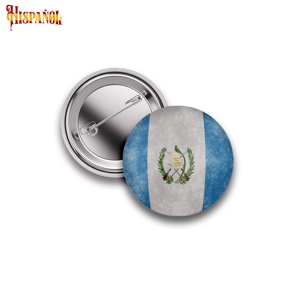 Pin Guatemala - Bandera y Escudo Nacional
