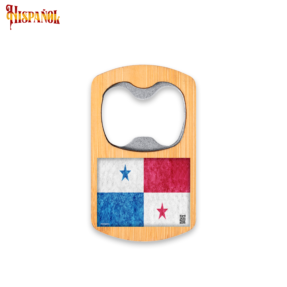 Abridor de Botellas Panamá - Bandera y Escudo Nacional