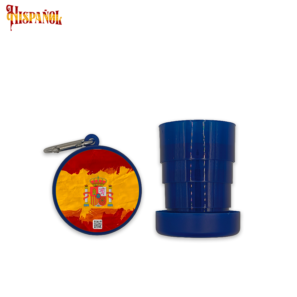 Vaso Portátil España - Bandera y Escudo Nacional
