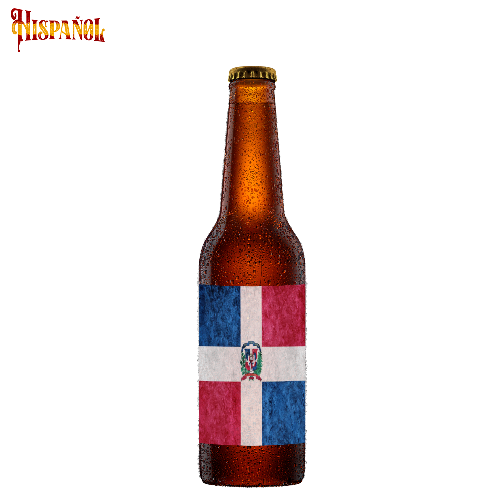 Cerveza República Dominicana - Bandera y Escudo Nacional
