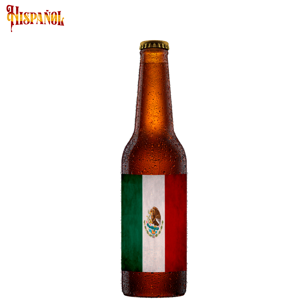 Cerveza México - Bandera y Escudo Nacional